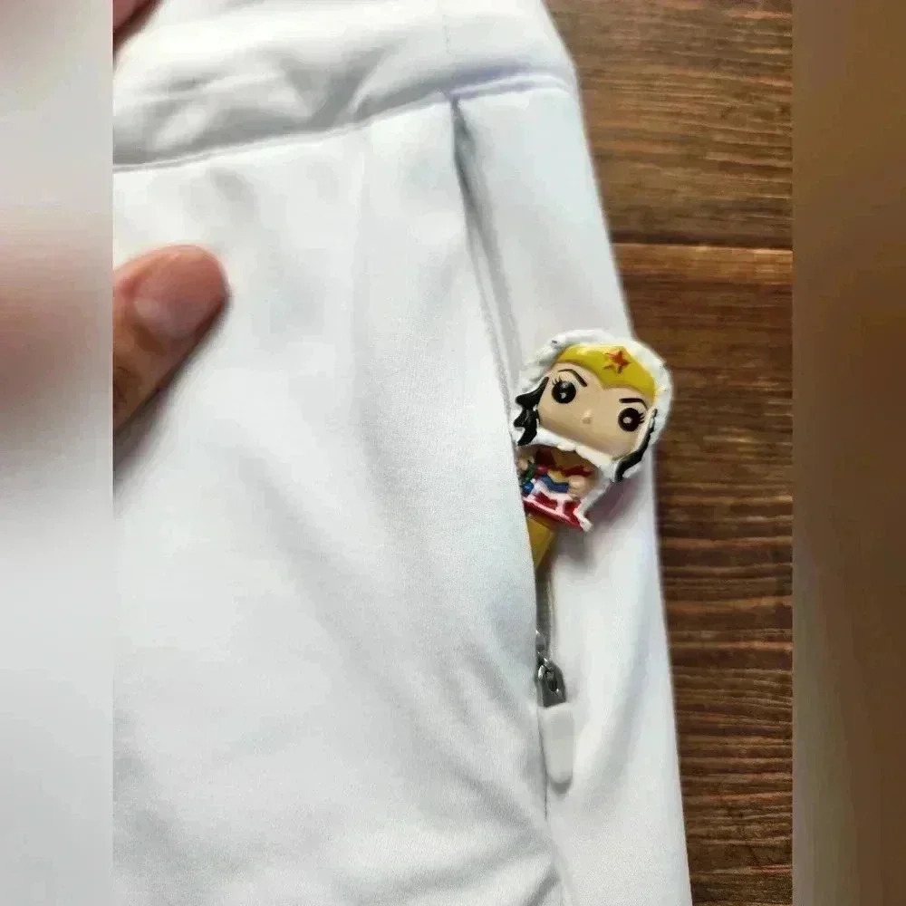 Peter Millar Women's White Blue Golf Laura Wrap Skort Pockets Pickle Ball Tennis - Picture 8 of 12